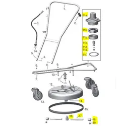 Produktbild für Kränzle Ersatzteile 139998 Drehgelenk kompl. RC 520