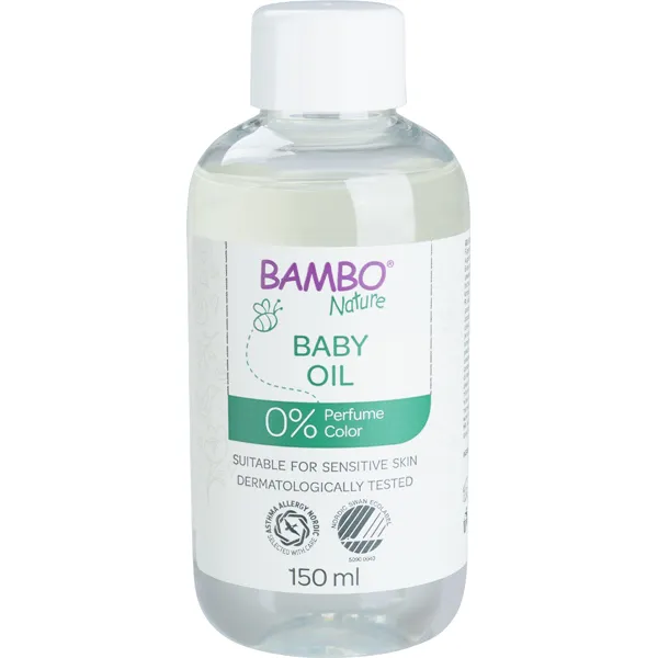BamboNature Pflegelotion Bambo Nature Babyöl 150 ml ohne Duft und Farbstoffe 1999918109