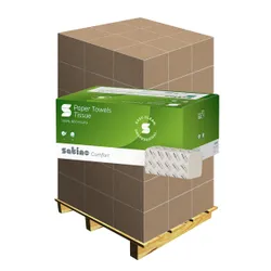Produktbild für Papierhandtücher Satino Comfort 2304 Blatt hochweiß 25x41 cm