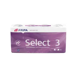 Produktbild für Toilettenpapier Fripa Select Tissue hochweiß 8 Rollen