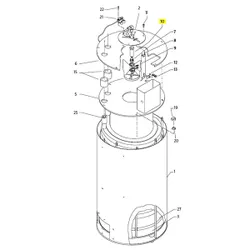 Produktbild für Kränzle Ersatzteile 44078 Düsenhalter für Heizkammer