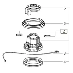 Produktbild für Kränzle Ersatzteile 453068 Turbine mit Motor Ventos