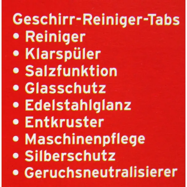 W5 Geschirr-Reiniger-Tabs Multi-Active All in 1