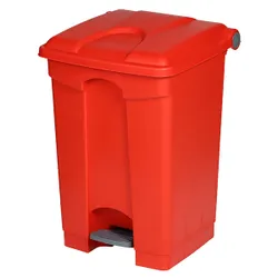 Produktbild für Treteimer Orgavente aus Kunststoff rot 45 L