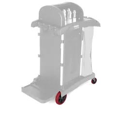 Produktbild für Ersatzräder für Rubbermaid Systemwagen Hygen 4 Stück